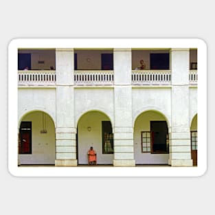 Galle Hospital with Nurse. Sticker